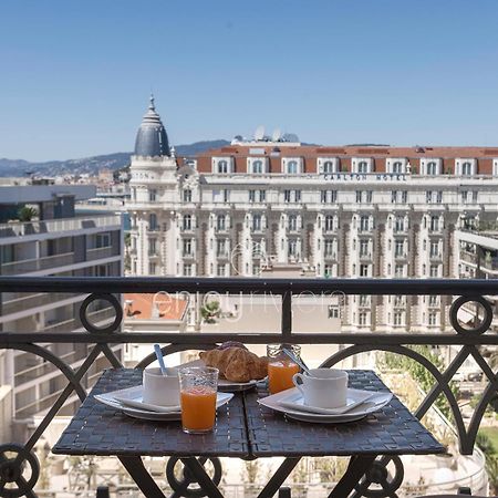 Palais Miramar Suite Art Modern - Derniere Etages Vue Mer - 75M De Confort - En Face Des Plages -Wifi - Clim Кан Екстериор снимка