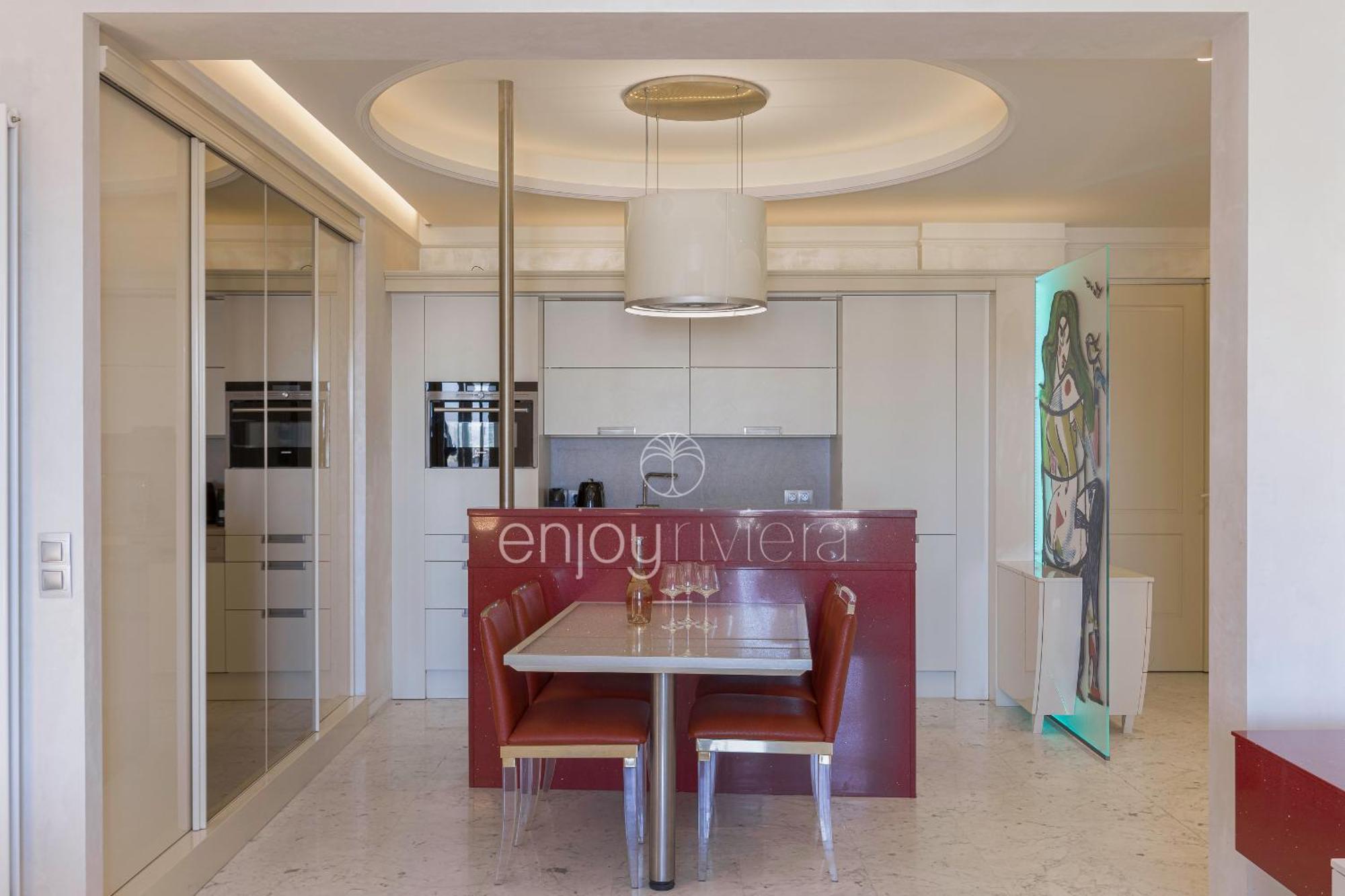 Palais Miramar Suite Art Modern - Derniere Etages Vue Mer - 75M De Confort - En Face Des Plages -Wifi - Clim Кан Екстериор снимка